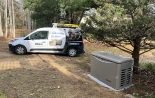 Residential generator installation by Long Island Power Systems on Long Island, NY