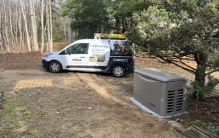 Standby generator installed at a Long Island home by LI Power Systems