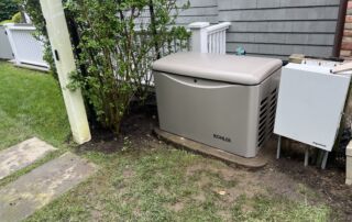 Standby generator installation photo - Long Island Power Systems