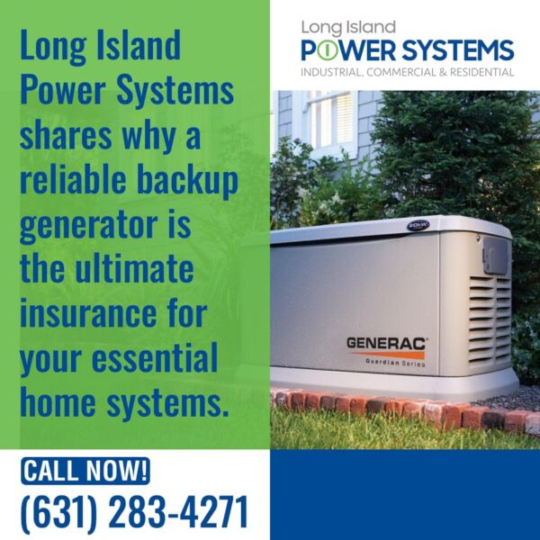 Generac standby generator installed outside a residential home